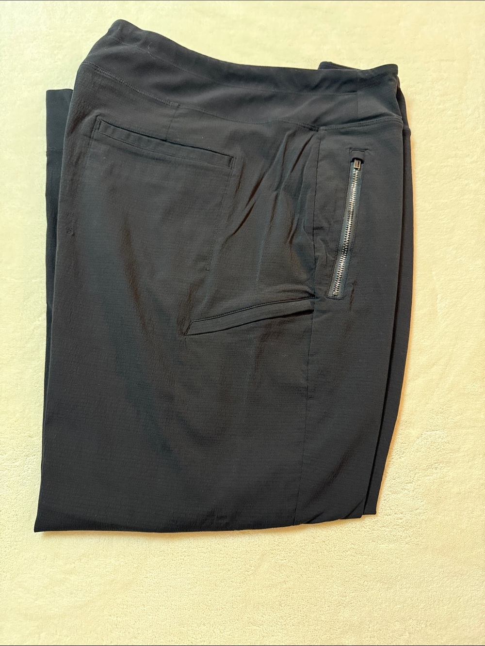 Athleta Black Performance Joggers with Zipper Pockets - Picture 5 of 8